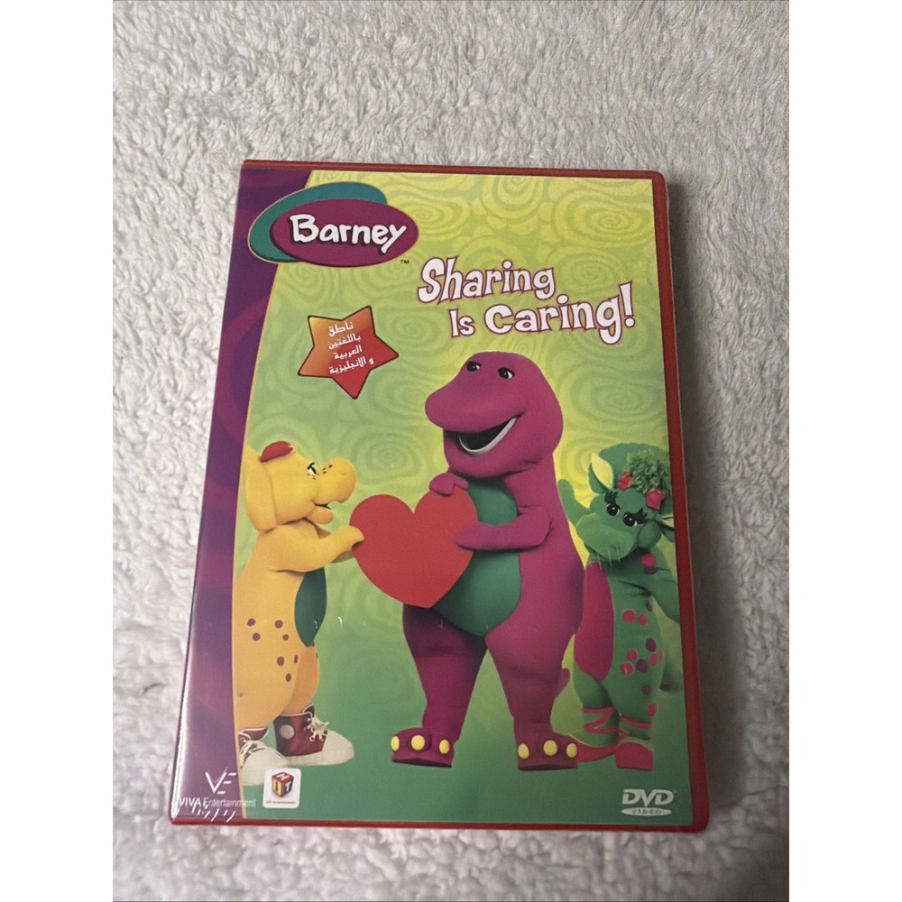 Barney Big As Barney DVD Region 2 Rare Out Of Print Brand New Sealed Arabic